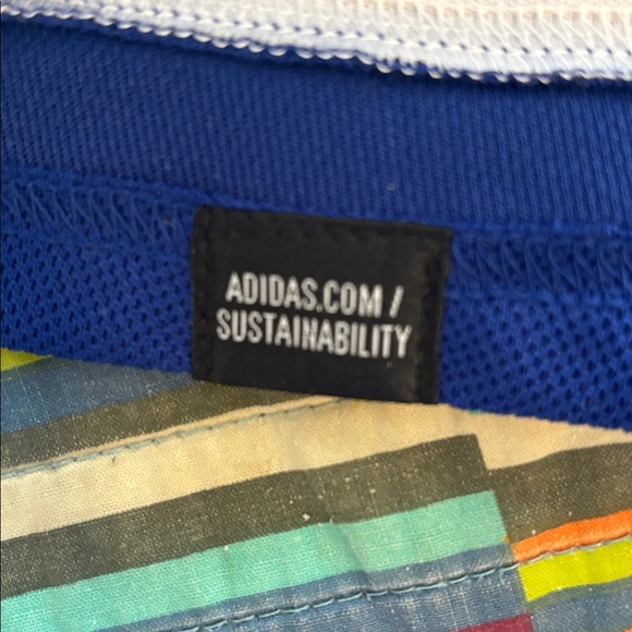 NHL Tampa Bay Lightning Blue and White Adidas jersey with fighter strap size 52 - Picture 14 of 16